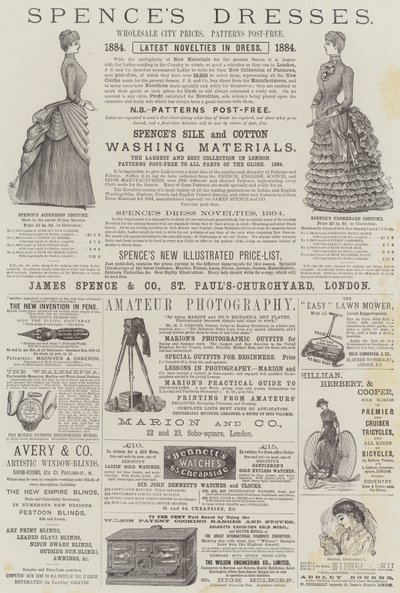Página de anuncios de Alfred Crowquill